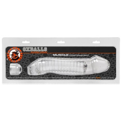Oxballs Gaine pour pénis Muscle Oxballs 24 x 5 cm transparente